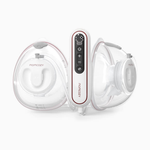 Momcozy V2 portable pump with iphone-sized motor